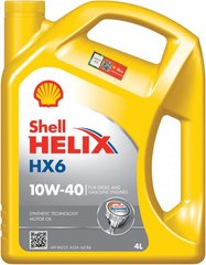 Моторное масло SHELL Helix HX6 10W-40 SN/CF A3/B4 - 4л