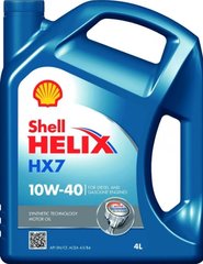 Моторное масло SHELL Helix HX7 10W-40 SN/CF A3/B4 - 4л