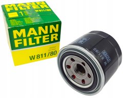 Фильтр масла MANN W811/80 (Mitsub.Mazda,Honda,Hyundai)