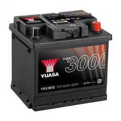 Аккумулятор Yuasa YBX3012 SMF 52Ah (Евро) - 450A
