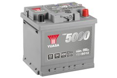 Аккумулятор Yuasa YBX5012 Silver 54Ah (Евро) - 500A