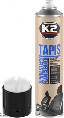 Очиститель ткани K2 K206 Tapis (аэрозоль с щеткой) - 600мл