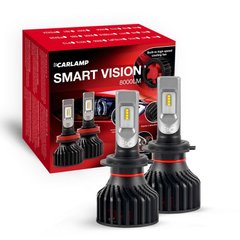 Светодиодные лампы головного света Carlamp Smart Vision Led Н7 8000Lm 6500K (SM7)-2шт