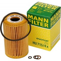 Фильтр масла MANN HU715/4x (CH8087) (BMW