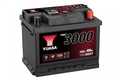 Аккумулятор Yuasa YBX3027 SMF 62Ah (Евро) - 550A