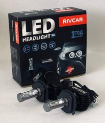 Светодиодные лампы головного света с обманкой RIVCAR Premium M1 H4 15000LM- 2шт